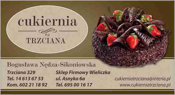 CUKIERNIA WYRÓB I SPRZEDAŻ Bogusława Nędza-Sikoniowska - TRZCIANA TRZCIANA